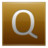 Letter Q gold